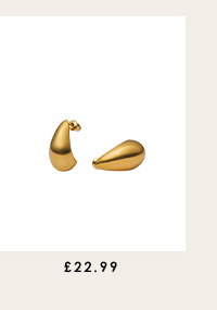 Aura Waterproof Gold Earrings