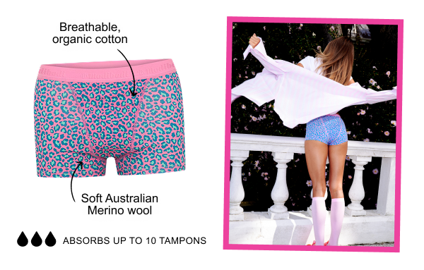 Teen Hipster Boyshort - Mystic Leopard Pink