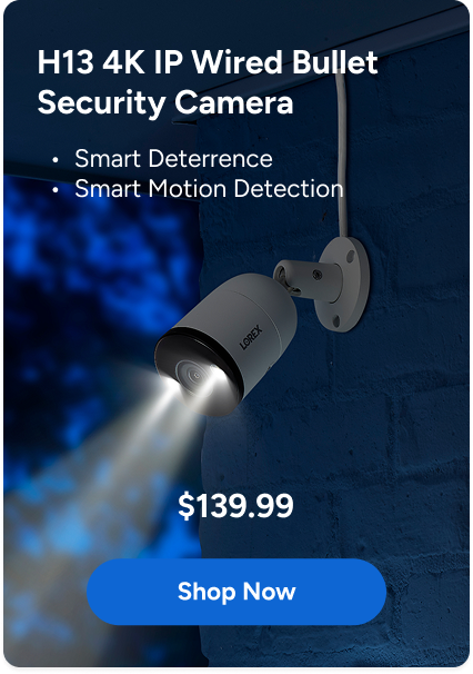 Fusion Series 4K+ 16 Channel (8 Wired + 8 Fusion Wi-Fi) 2TB Wired System with H13 Wired 4K IP Bullet Cameras
