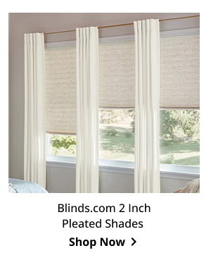 Blinds.com 2 Inch Pleated Shades | Shop Now >