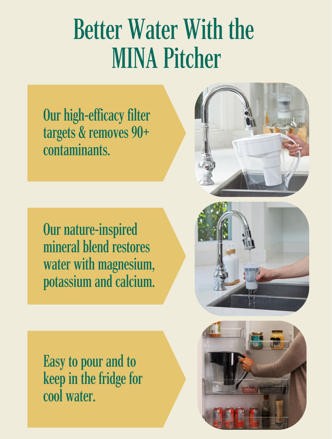 better water with the mina pitcher