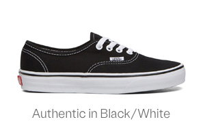 Authentic Sneakers in Black/White