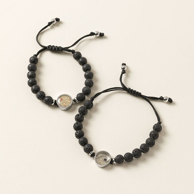 Custom Sand Lava Bead Bracelet