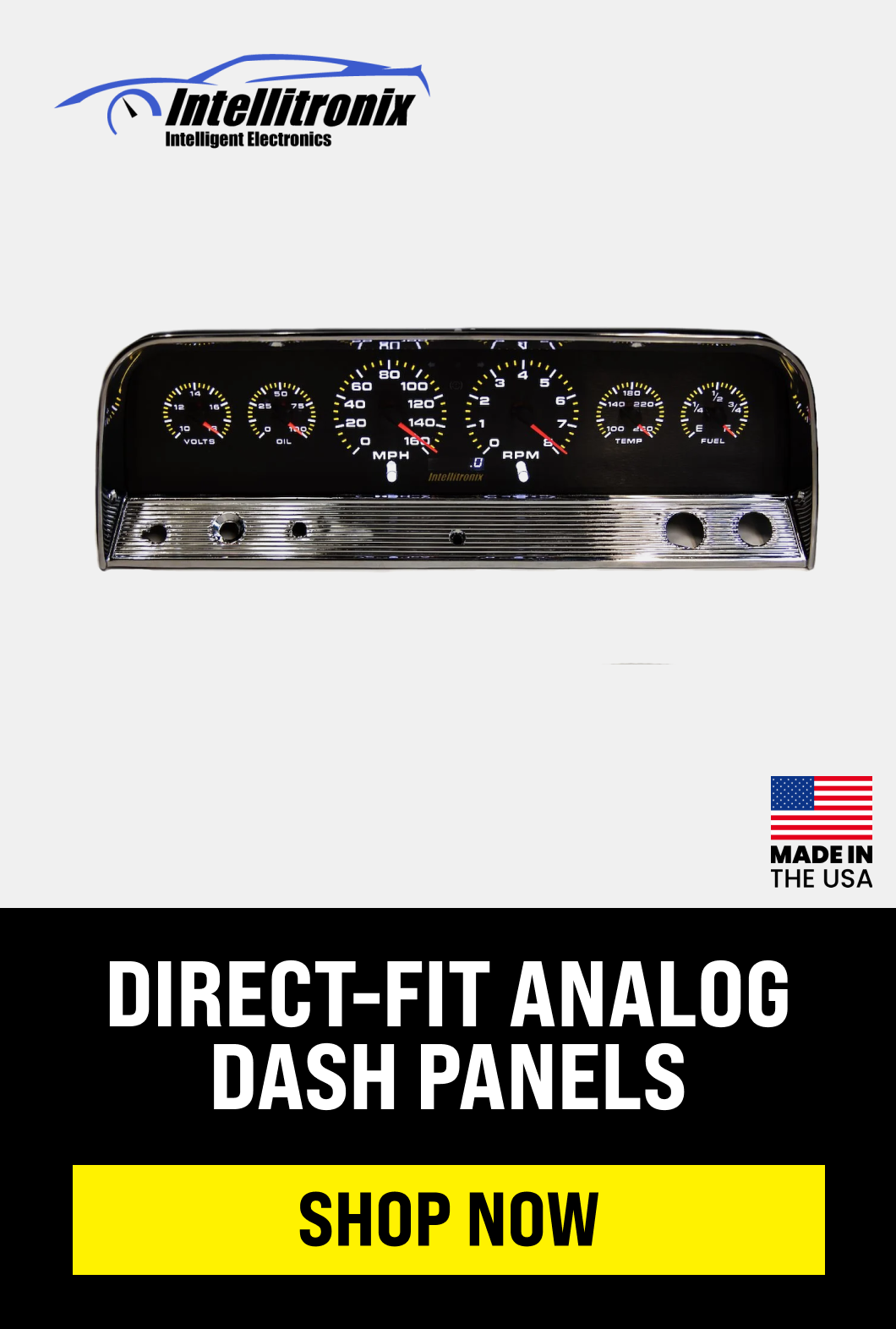 Direct-Fit Analog Dash Panels