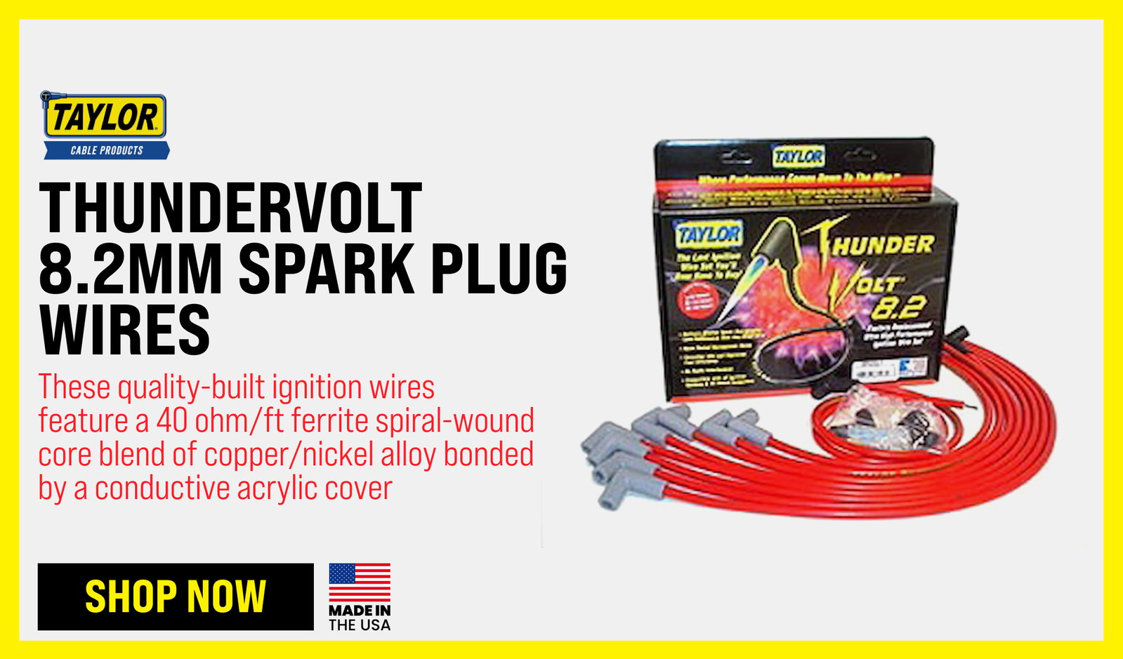 ThunderVolt 8.2mm Spark Plug Wires