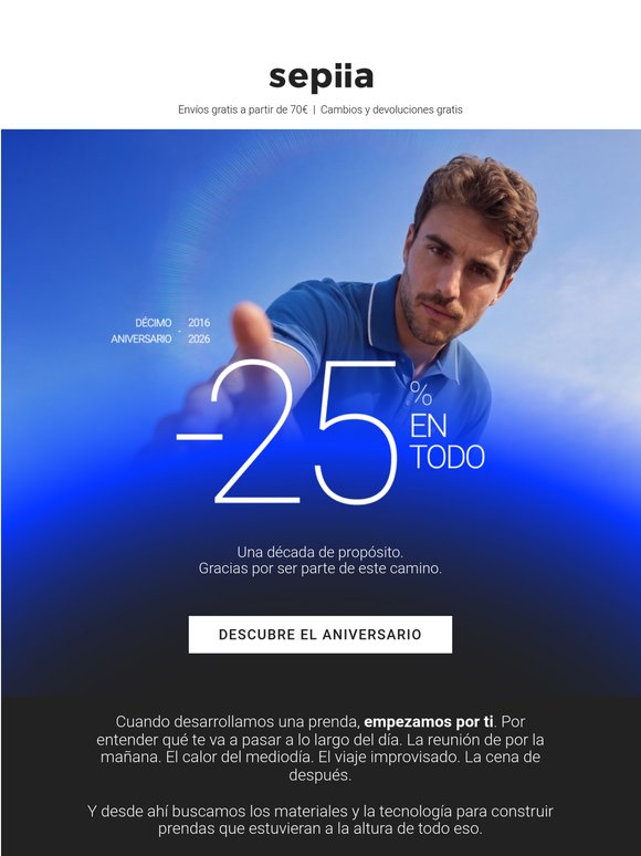 25% en TODO - Celebramos 10 años contigo