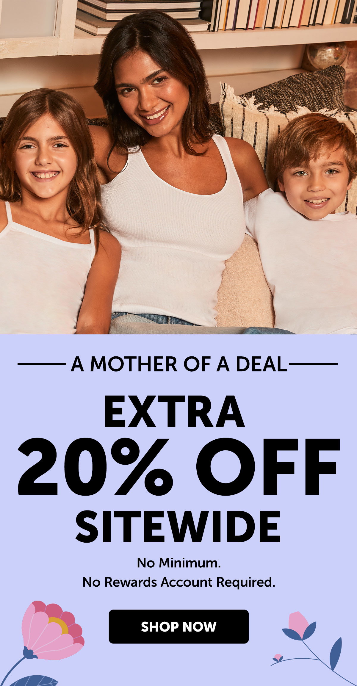 Extra 20% Off Sitewide
