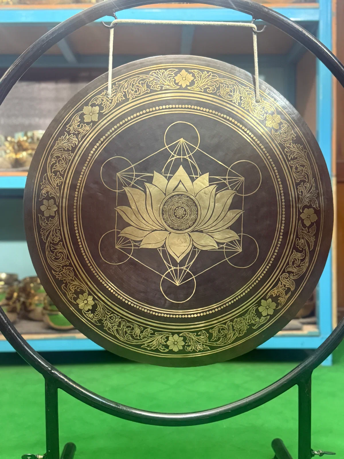 Gong 16 lotus mandala sacred geometry