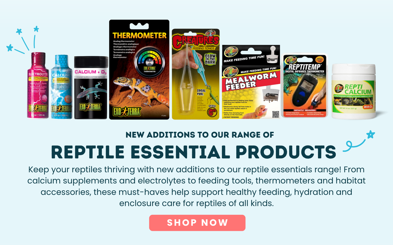 NEW REPTILE PRODUCTS