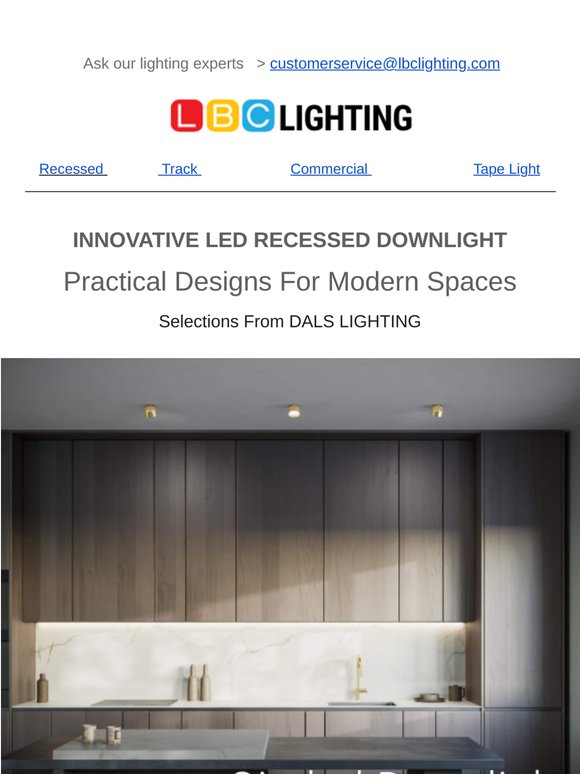 Upgrade your projects with Dals LED Recessed