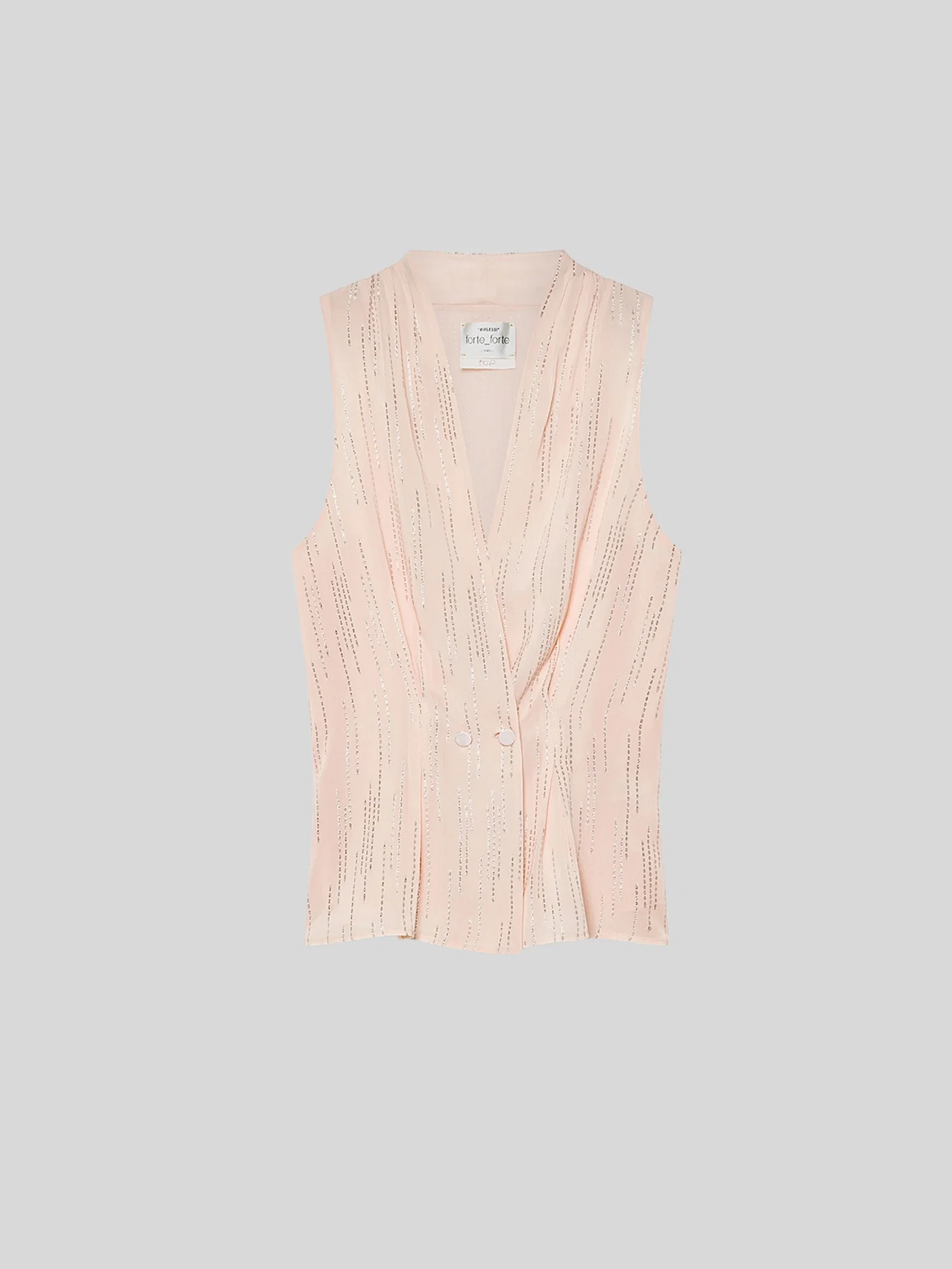 Image of Les Fils d' Argent Top in Blush