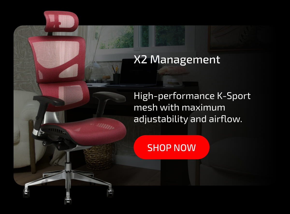 X2 Management | High-performance K-Sport mesh with maximum adjustability and airflow. Shop now