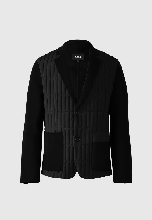JOHN Mixed-media vertical quilt blazer for Men