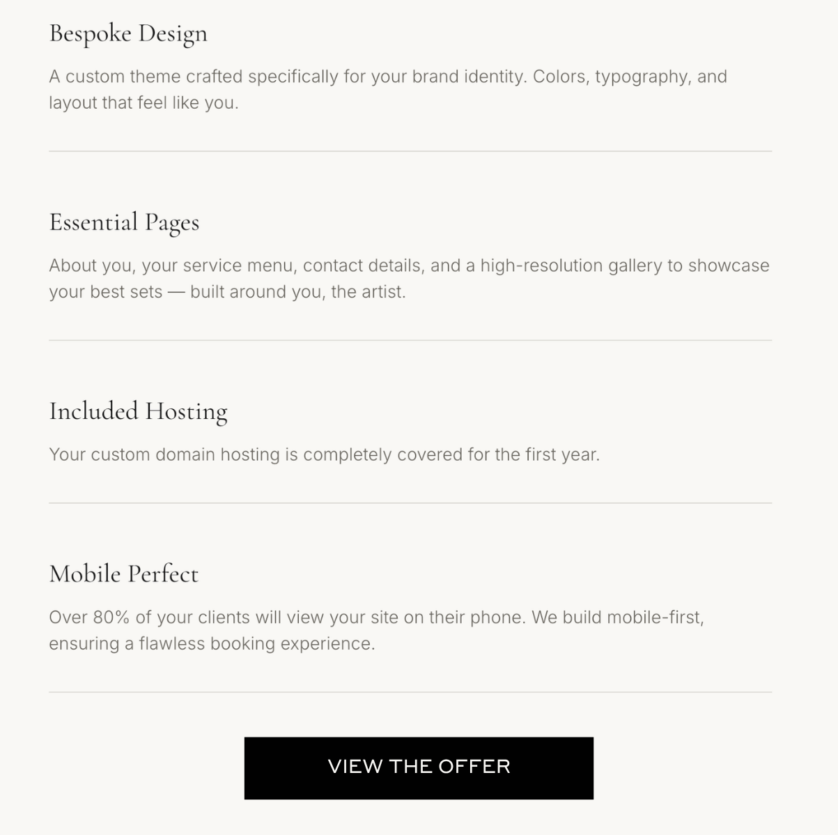 build a website