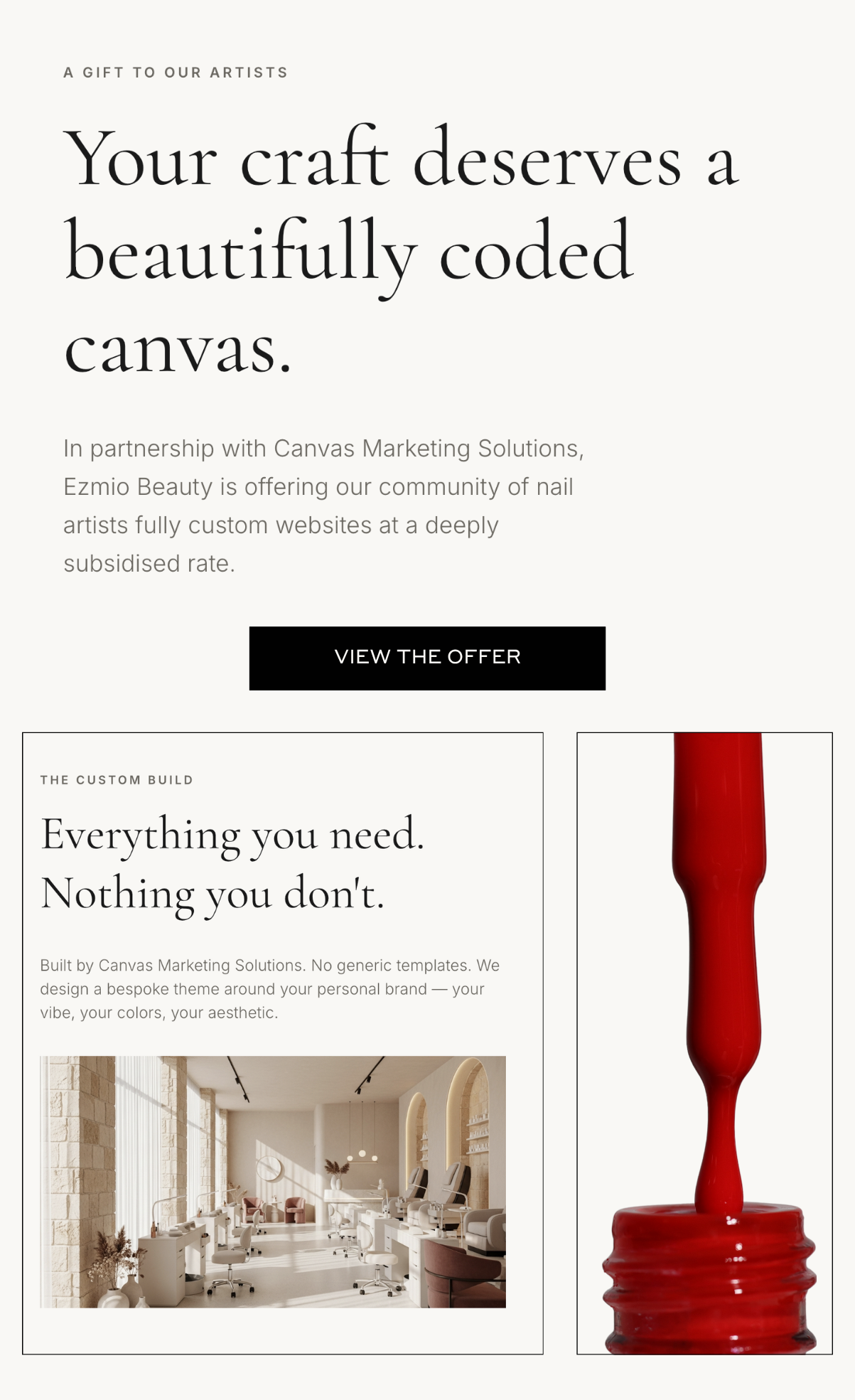 build a website