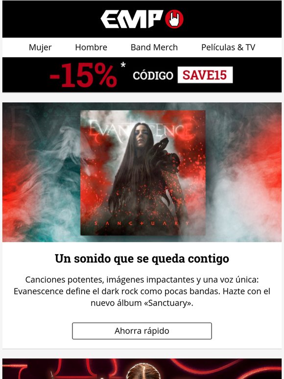 Última oportunidad para un 15% y todo lo que hace tu día a día más intenso 🎸