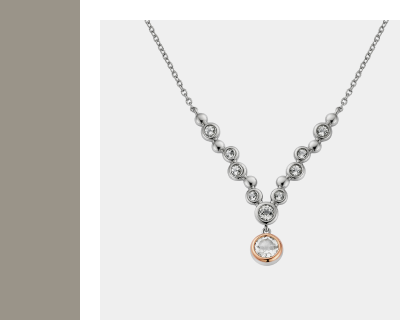 Clogau® Celebration Sterling Silver Drop Necklace with Topaz