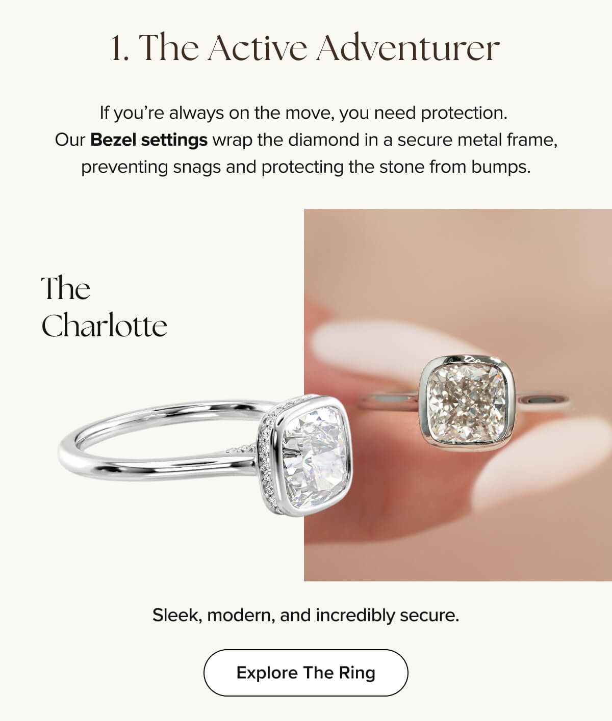 1. The Active Adventurer- The Charlotte