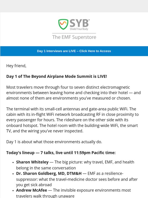 Day 1 - The Beyond Airplane Mode Summit is LIVE!