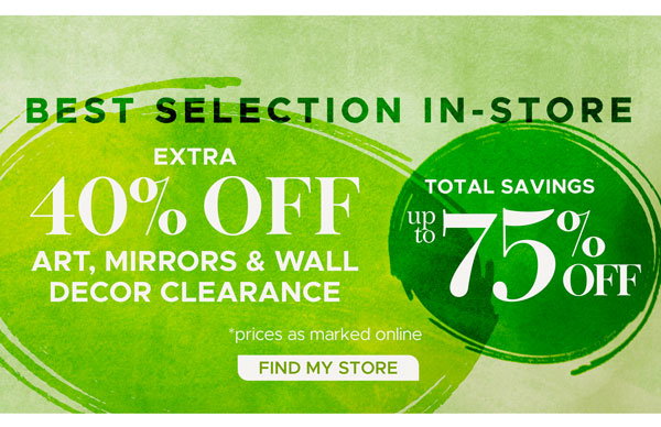Clearance - In Store