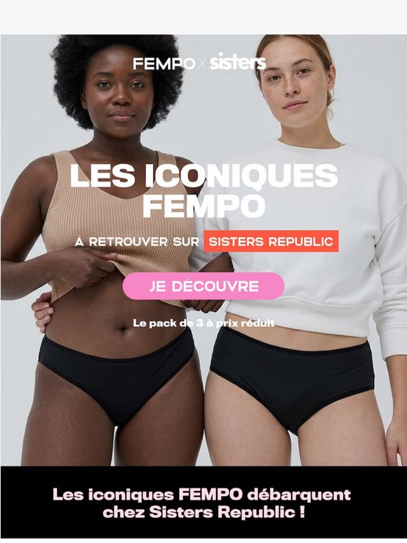 Les iconiques FEMPO sont aussi chez Sisters Republic 🤝