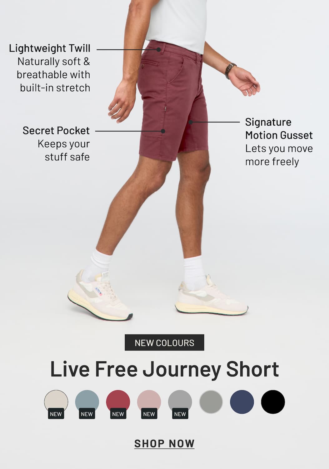 Live Free Journey Short features