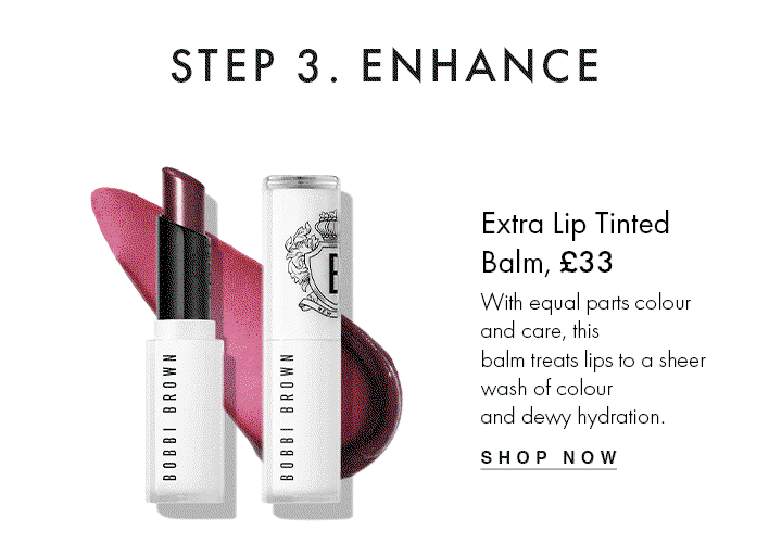 Extra Lip Tinted Balm, £33
												With equal parts colour and care, this balm treats lips to a sheer wash of colour and dewy hydration.
												shop now