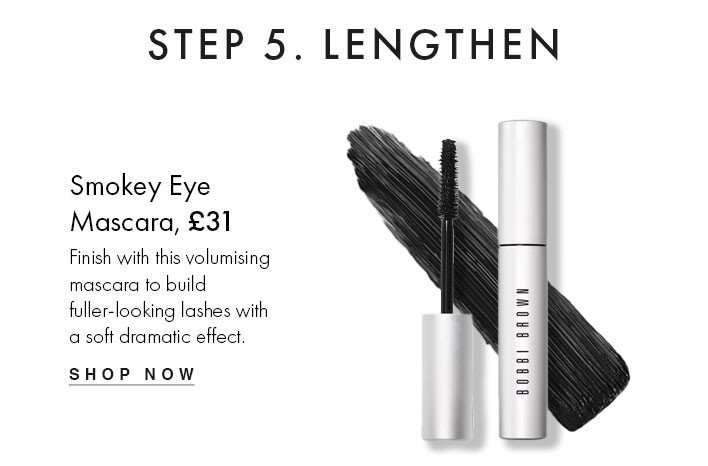 Smokey Eye Mascara, £31
															Finish with this volumising mascara to build fuller-looking lashes with a soft dramatic effect.
															shop now