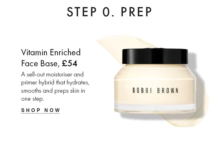 Vitamin Enriched Face Base, £54
									A sell-out moisturiser and primer hybrid that hydrates, smooths and preps skin in one step.
									shop now