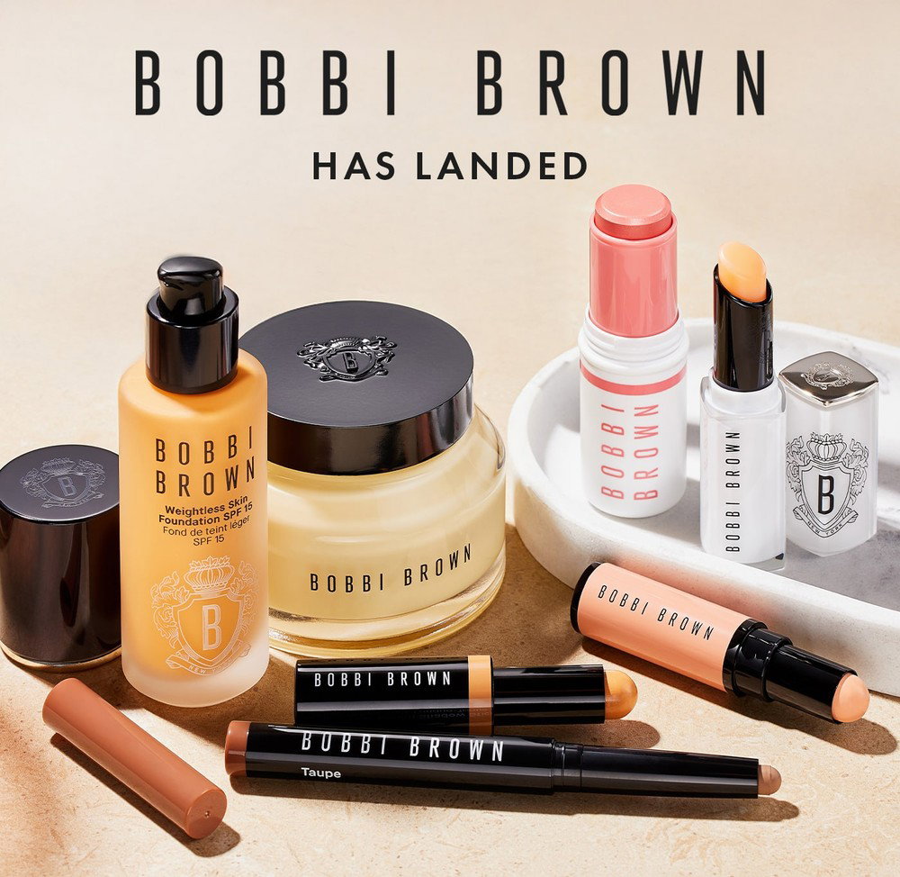 Bobbi Brown has landed