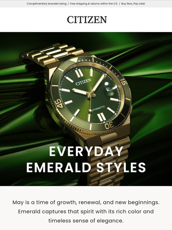 The Emerald Birthstone Edit
