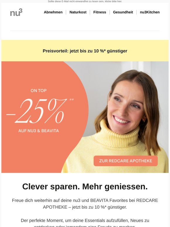 Nicht verpassen: 25 % für dich + extra Preisvorteil