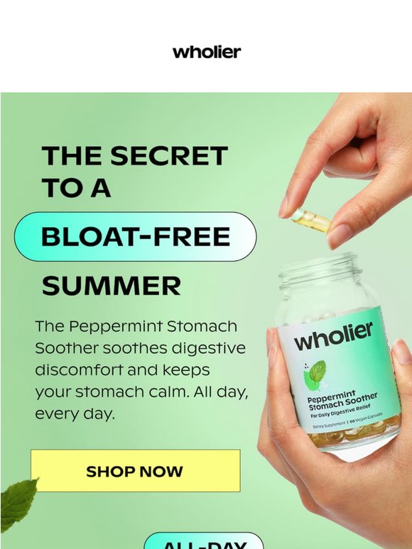 Your stomach called. It wants peppermint. 🌱