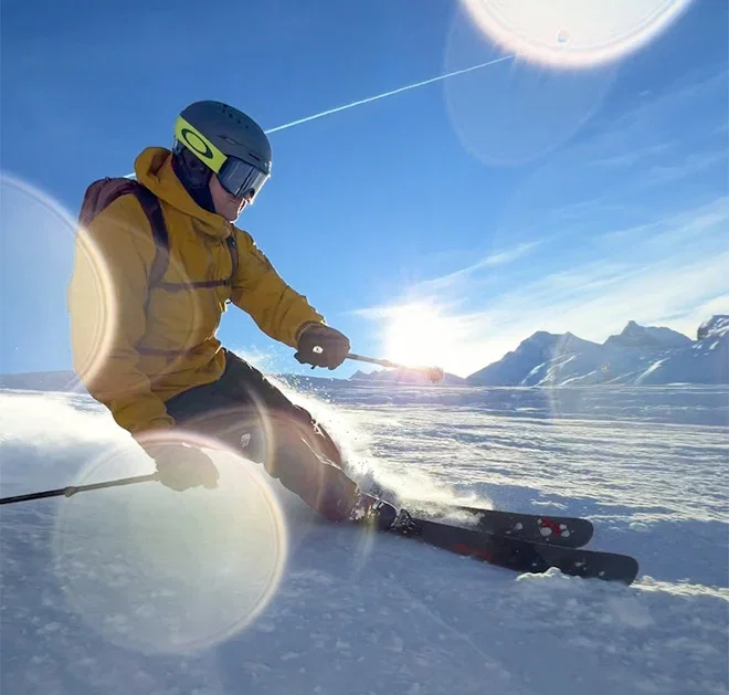 Worry-free ski
