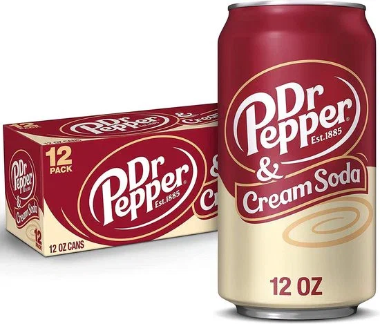 Dr Pepper Cream Soda 12-pack