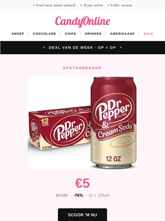 De deal van de week =