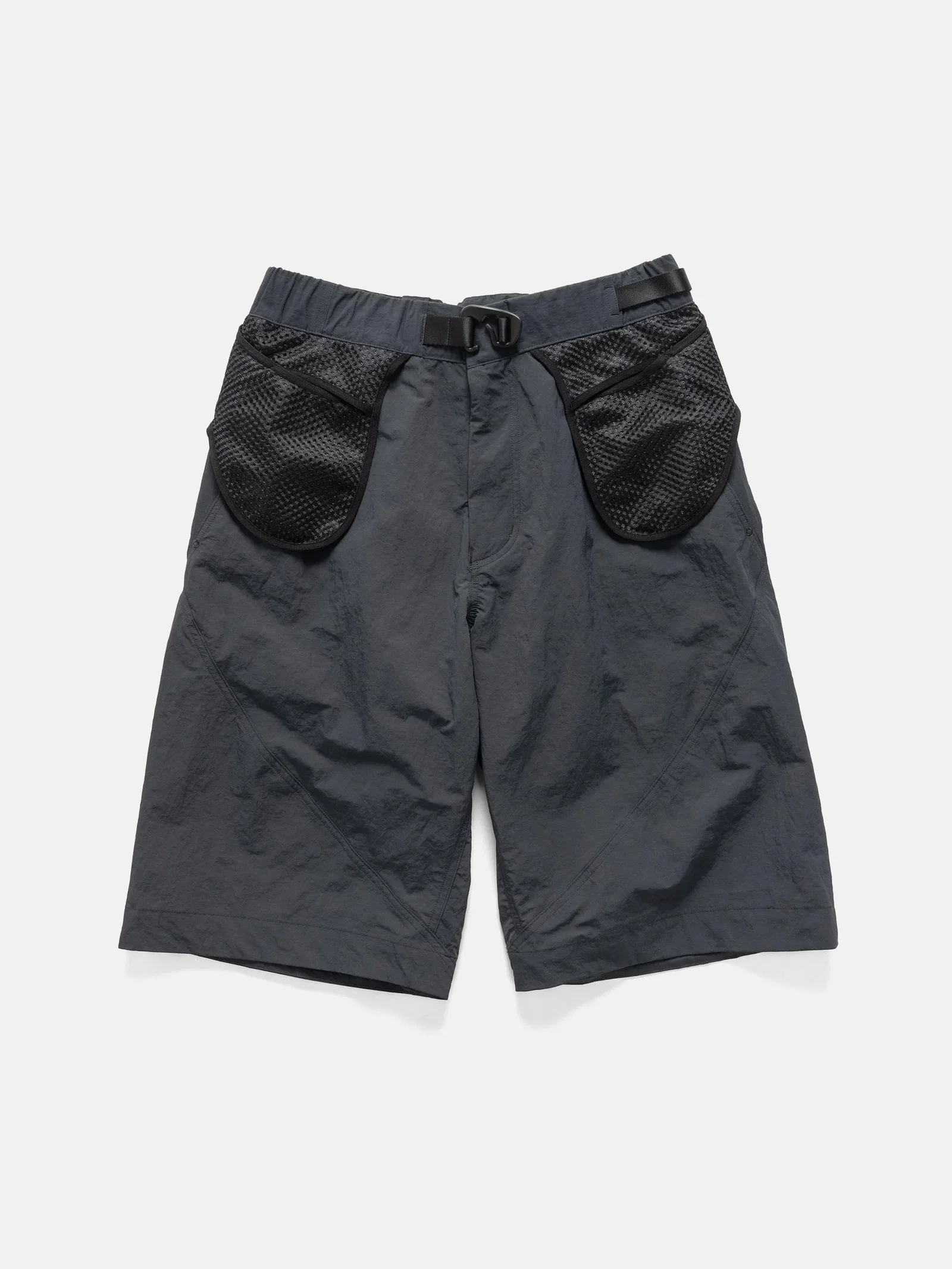 Image of Helicoid Pocket Shorts Ink Black