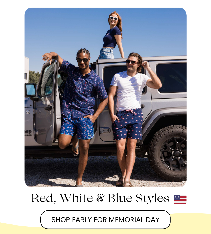 Red, White & Blue Styles - Shop Early for Memorial Day