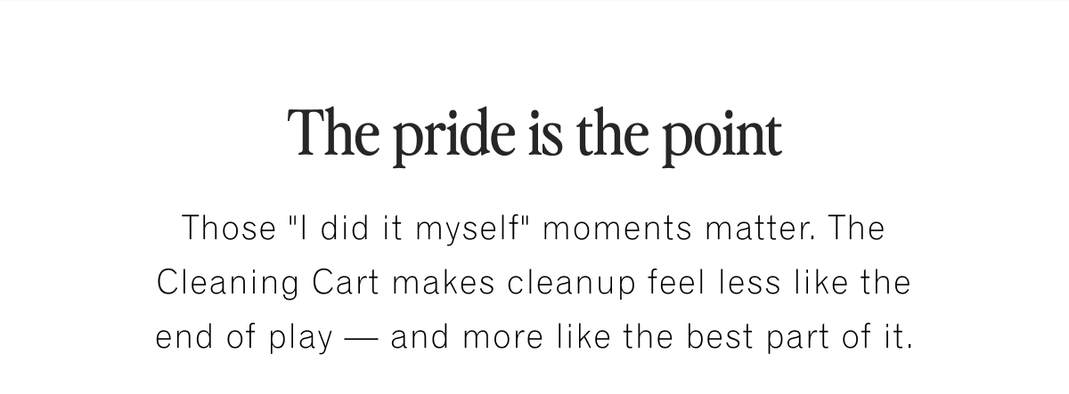 The pride is the point