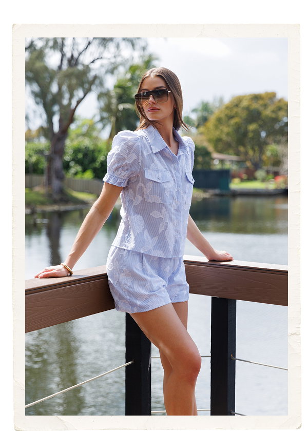 Mina Top & Olson Shorts >> Shop Now