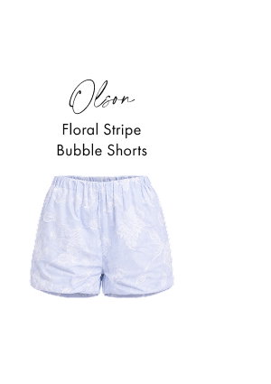 Olson Floral Stripe Bubble Shorts >> Shop Now