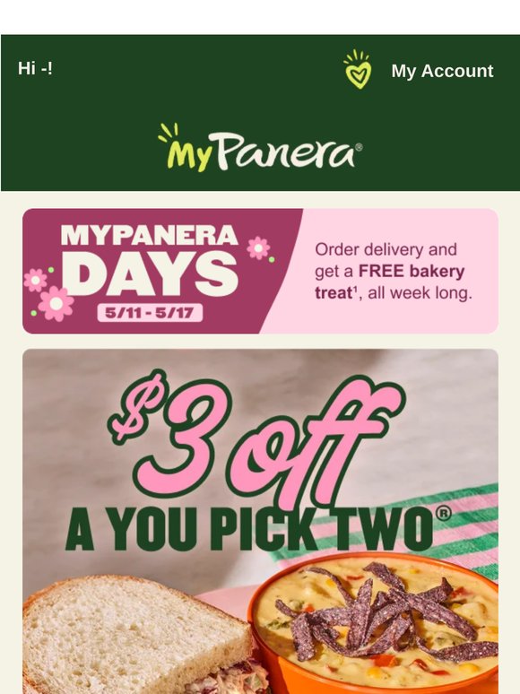 Day three: $3 OFF a You Pick 2®