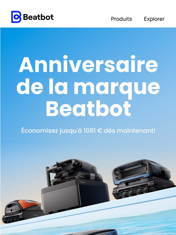 La Journée de la Marque Beatbot est là ! Jusqu'à 1081 € de réduction + NOUVEAUX Bundles!