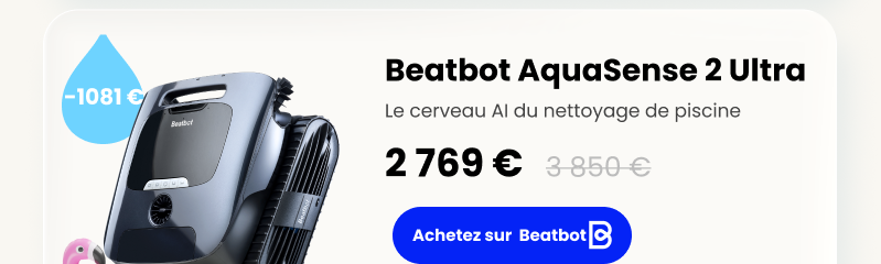 Beatbot Aquasense 2 ultra: Le cerveau AI du nettoyage de piscine