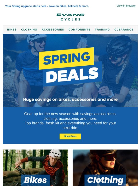 Spring deals now on!