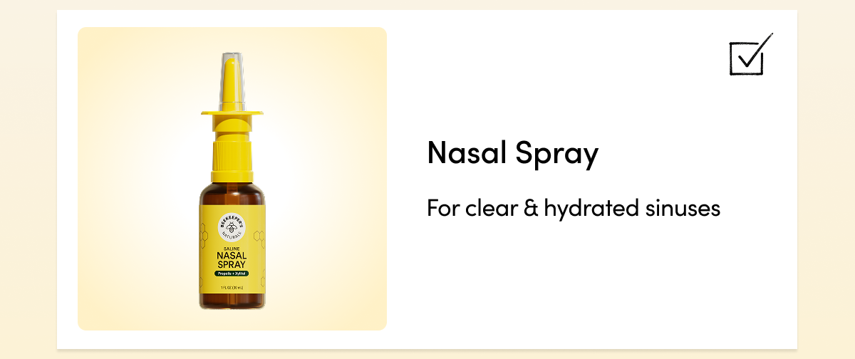 Nasal Spray  For clear & hydrated sinuses 