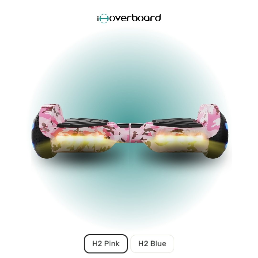 iHoverboard H2 Pink Self Balancing Hoverboard with Bluetooth & LED 6.5