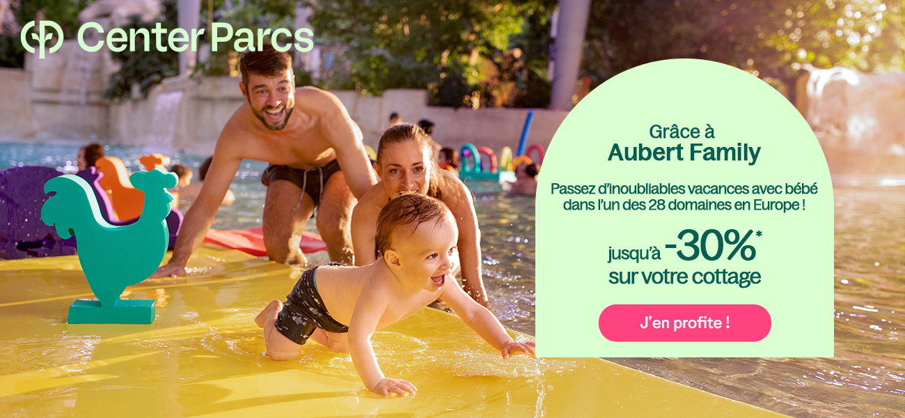 Profitez d'une réduction sur votre séjour Center Parcs !