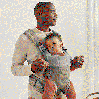 Porte-bébé Harmony Gris Beige Mesh 3D de BabyBjörn