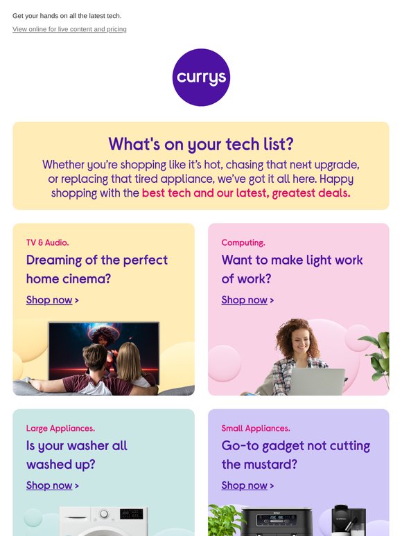 Your tech upgrade is waiting. Discover NEW gadgets now! 📱